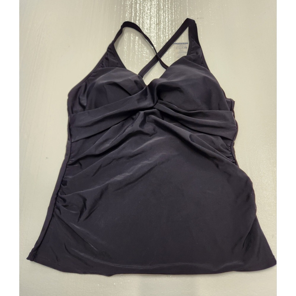 Summer Mae Black on Black Halter Two Piece Swimsuit Bathing Suit